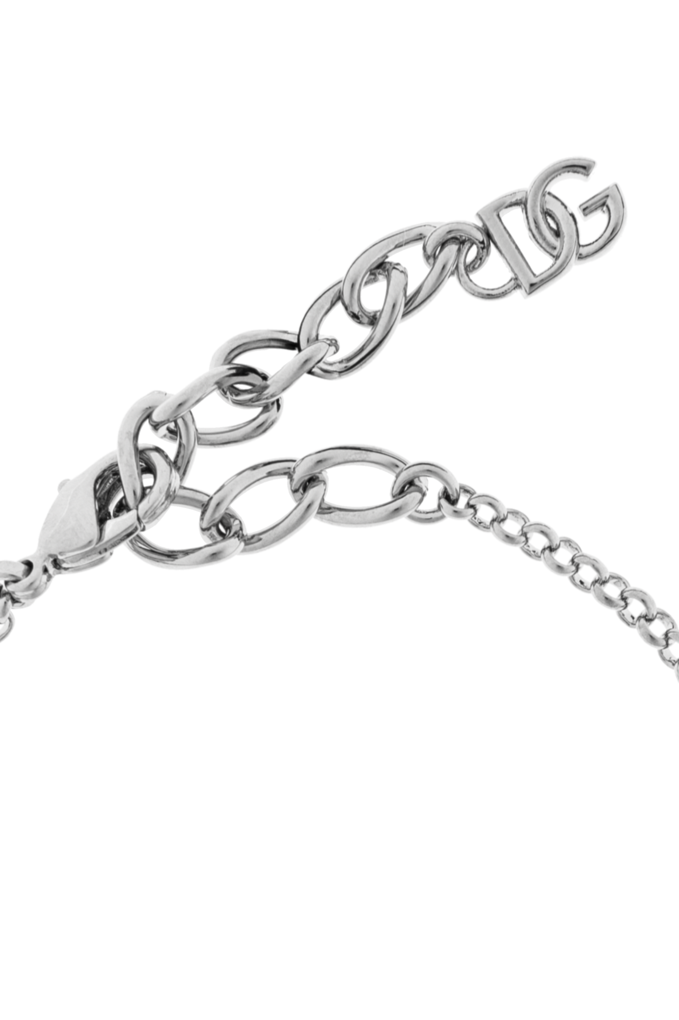 DG logo bracelet in Silver for Men | Dolce&Gabbana® US